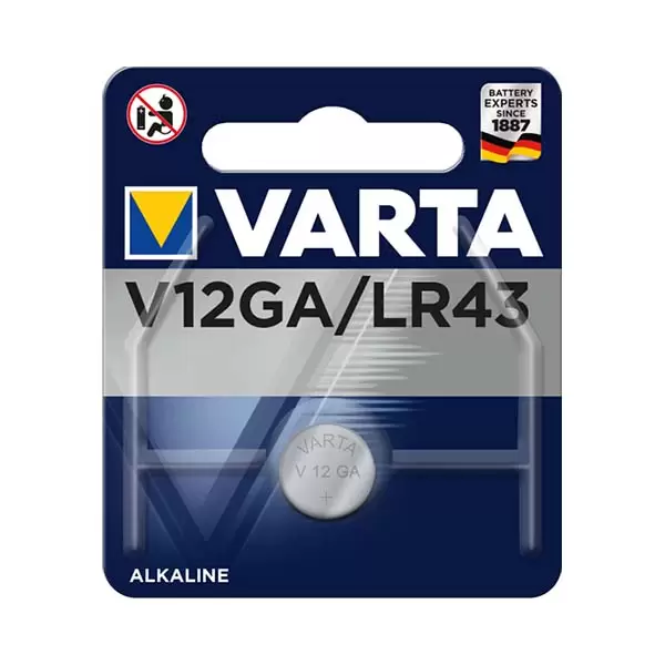 ΜΠΑΤΑΡΙΑ  VARTA ΑΛΚΑΛΙΚΗ  12GA 1.5V  LR43  35184