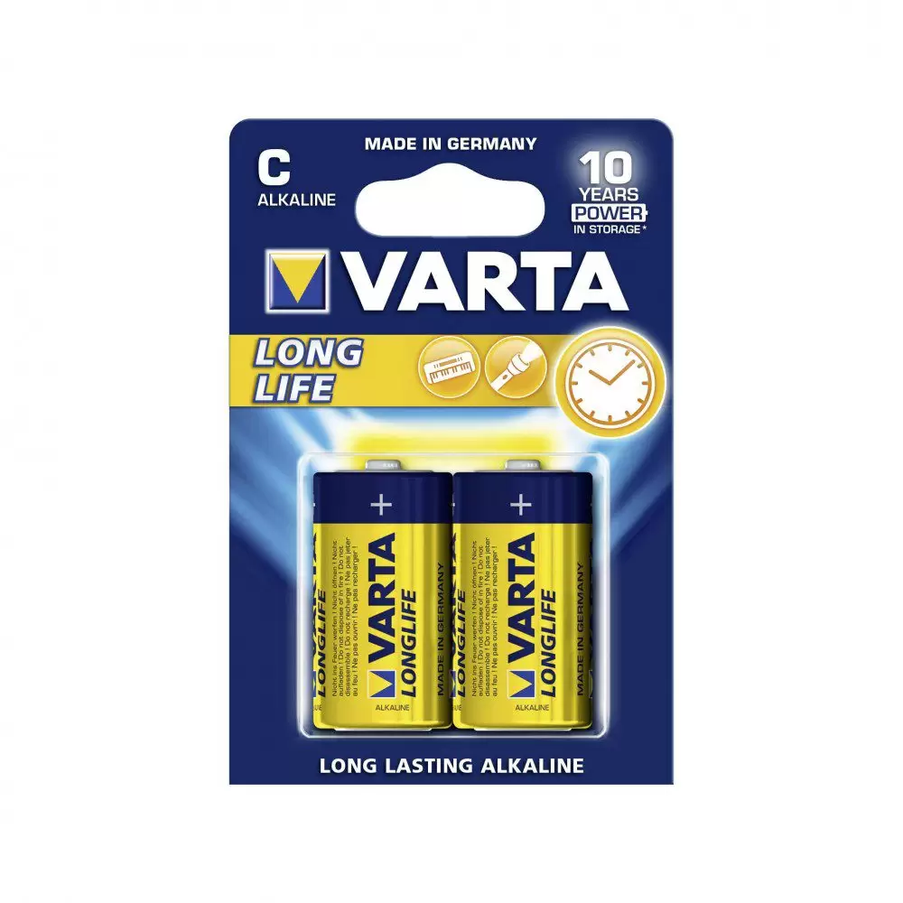 ΜΠΑΤΑΡΙΑ  ΑΛΚΑΛIKH VARTA LONG LIFE EXTRA C VARTA  (2ΤΕΜ.) 33387