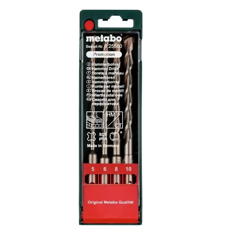 ΤΡΥΠΑΝΙΑ ΣΕΤ SDS PLUS METABO 4τεμ. 625580000