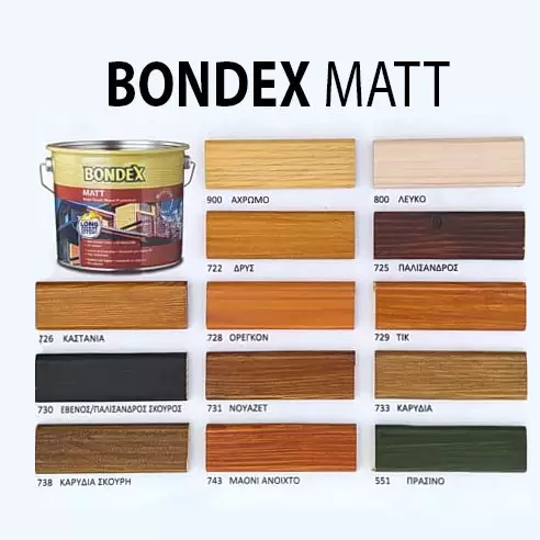 BONDEX ΜΑΤΤ FINISH W.S.5L