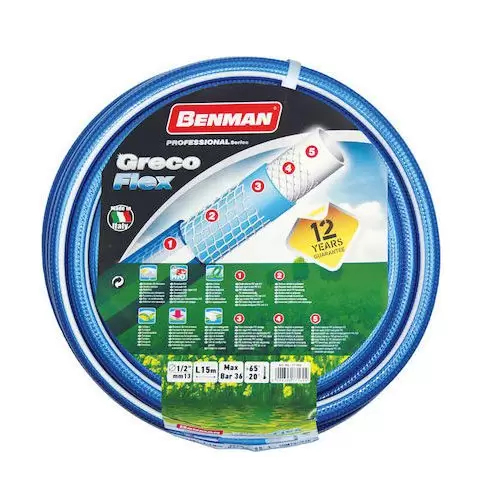 ΛΑΣΤΙΧΟ ΠΟΤ/ΤΟΣ  GRECOFLEX BENMAN  3/4” X 50M (ΜΠΛΕ) 77167