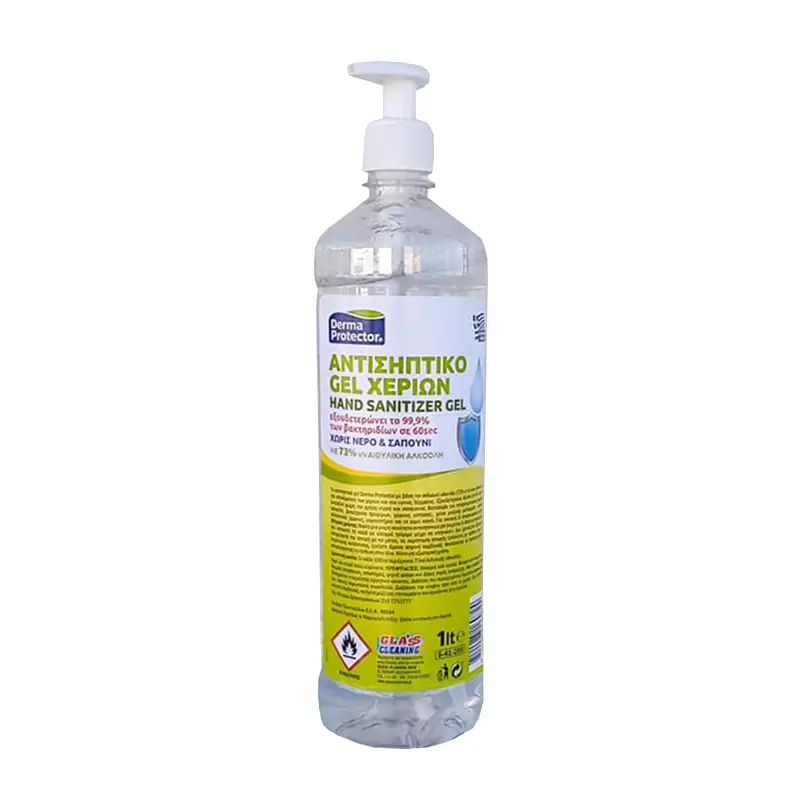 ΑΝΤΙΣΗΠΤΙΚΟ GEL DERMA PROTECTOR ΧΕΡΙΩΝ ΜΕ ΑΝΤΛΙΑ 1L