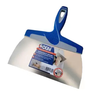 ΣΠΑΤΟΥΛΑ  OCAI ΟΒΑΛ ΙΝΟΧ ΠΛΑΣΤΙΚΗ ΛΑΒΗ - 22 cm