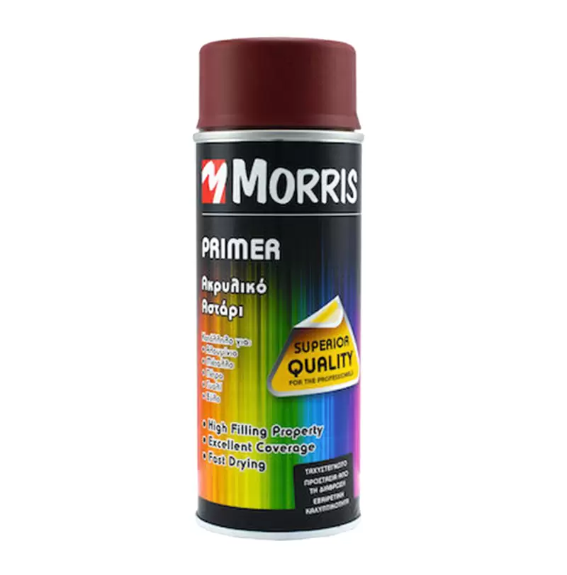 ΣΠΡΕΙ MORRIS ΑΚΡΥΛΙΚΟ ΑΣΤΑΡΙ ΚΟΚΚΙΝΟ 400ml 28554