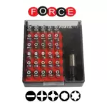 ΚΑΣΕΤΙΝΑ ΜΕ ΜΥΤΕΣ 1/4″ FORCE 31τεμ.2313