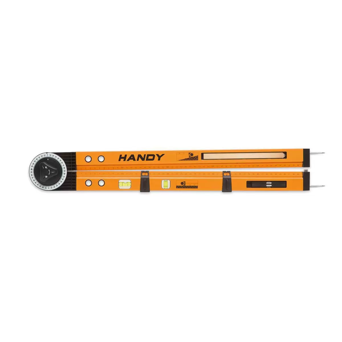 ΓΩΝΙΟΜΕΤΡΟ ΑΛΟΥΜΙΝΙΟΥ ΜΕ ΑΛΦΑΔΙ 50&50 cm B.T. HANDY 11000