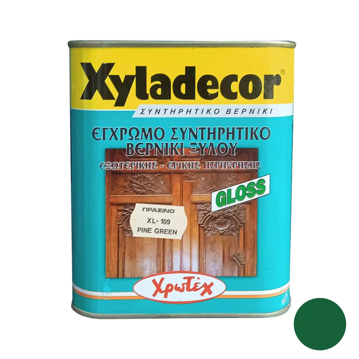 XYLADECOR GLOSS  XL-109 PINE GREEN 750ML