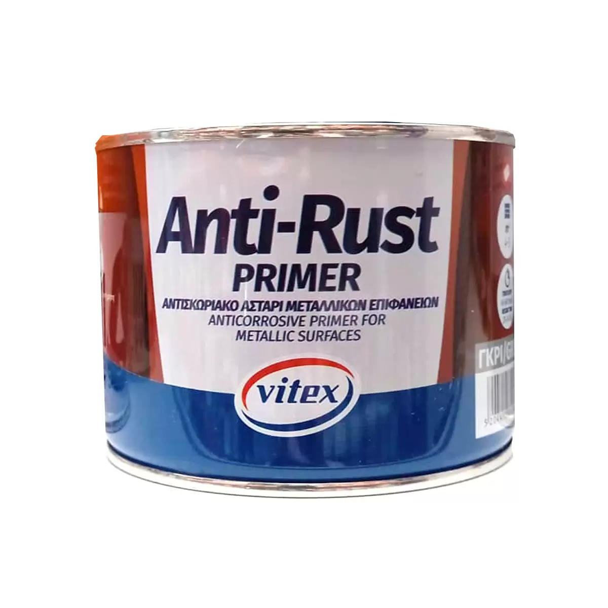 ΑΝΤΙΣΚΩΡΙΑΚΟ ANTI-RUST PRIMER ΓΚΡΙ VITEX 375ml