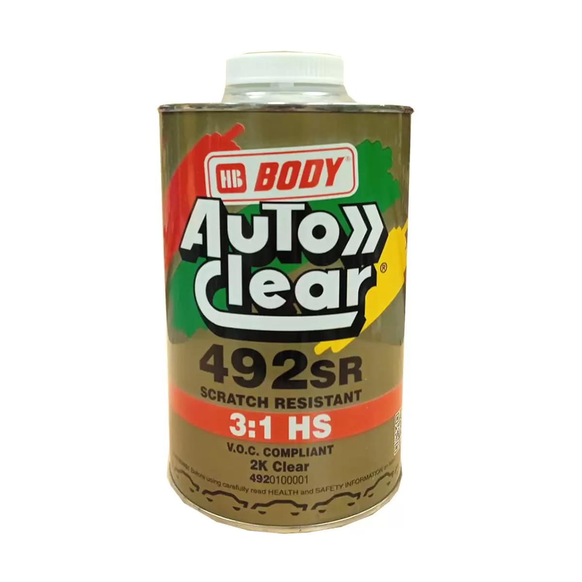 BODY AUTOCLEAR  492 SR 3:1  HS  1L