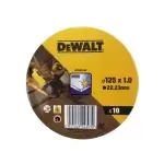 ΔΙΣΚΟΙ ΚΟΠΗΣ ΙΝΟΧ  ΣΕΤ 10ΤΕΜ. DEWALT  DT3507  125X1