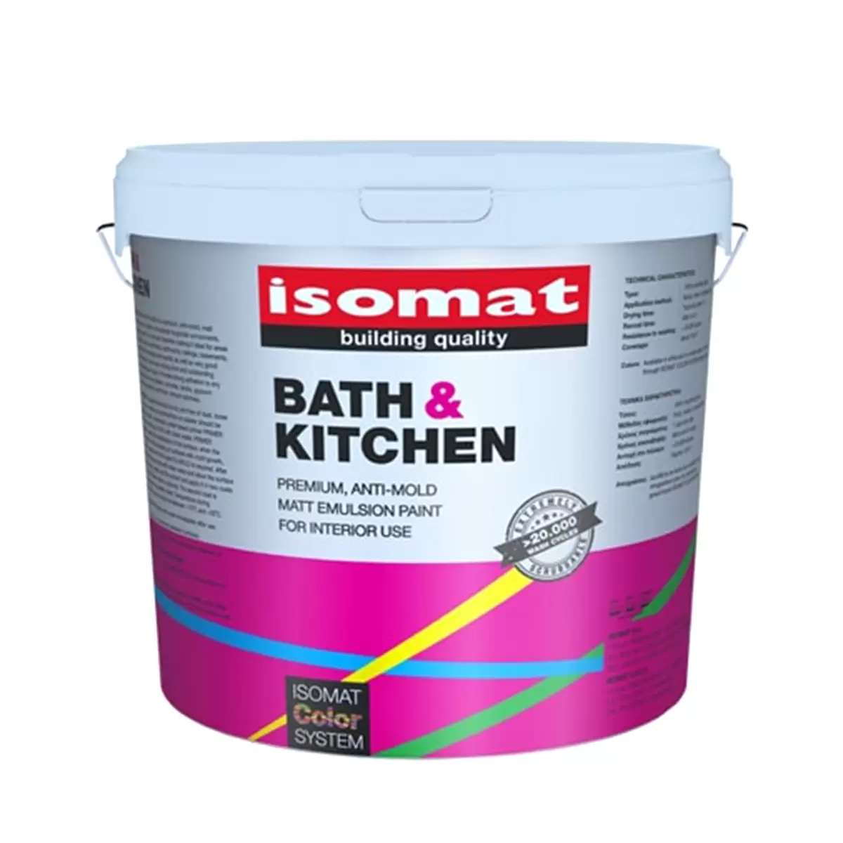 ISOMAT Bath & Κitchen ΛΕΥΚΟ ΠΛΑΣΤΙΚΟ ΛΕΥΚΟ