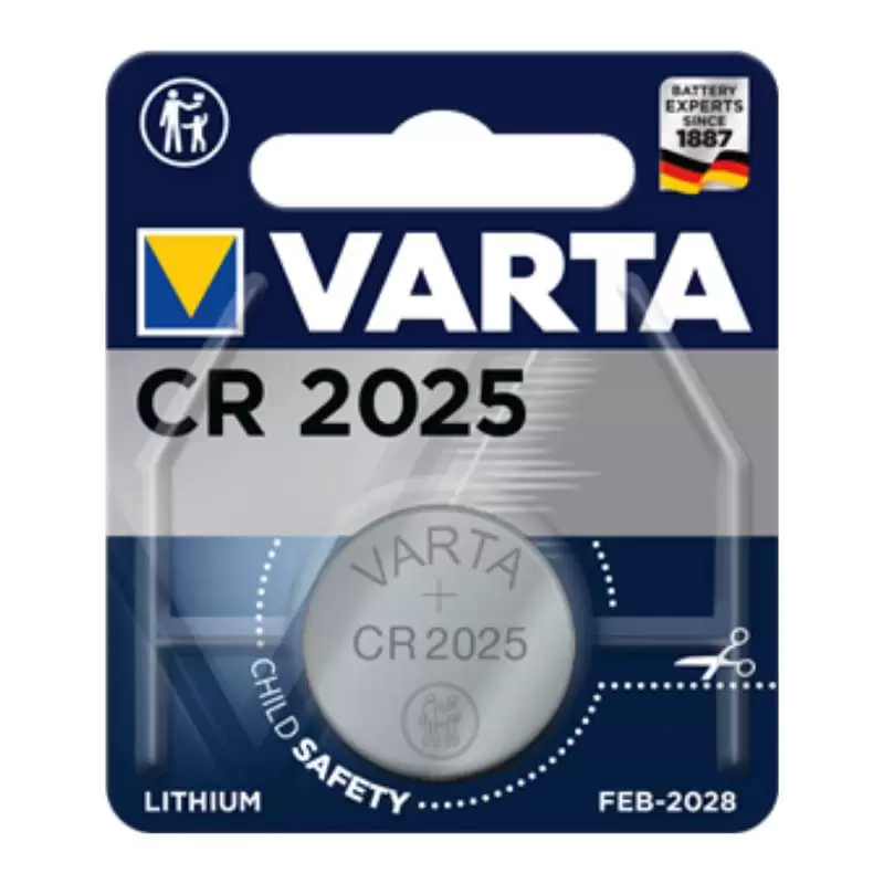 ΜΠΑΤΑΡΙΑ ΛΙΘΙΟΥ VARTA 3V CR2025 44587