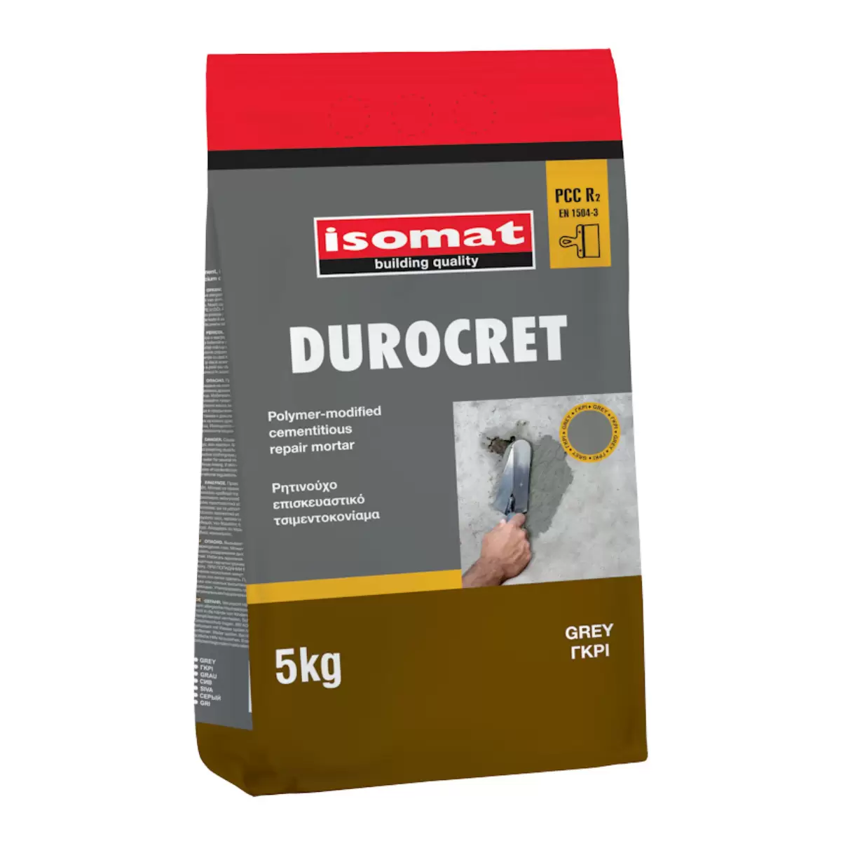 DUROCRET PLUS ΡΗΤΙΝΟΥΧΟ ΕΠΙΣΚΕΥ. ΤΣΙΜΕΝΤΟΚ. ΓΚΡΙ ISOMAT