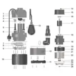 ΥΠΟΒΡΥΧΙΑ ΑΝΤΛΙΑ ΛΥΜΑΤΩΝ LEO-LEPONO LKS-750PW