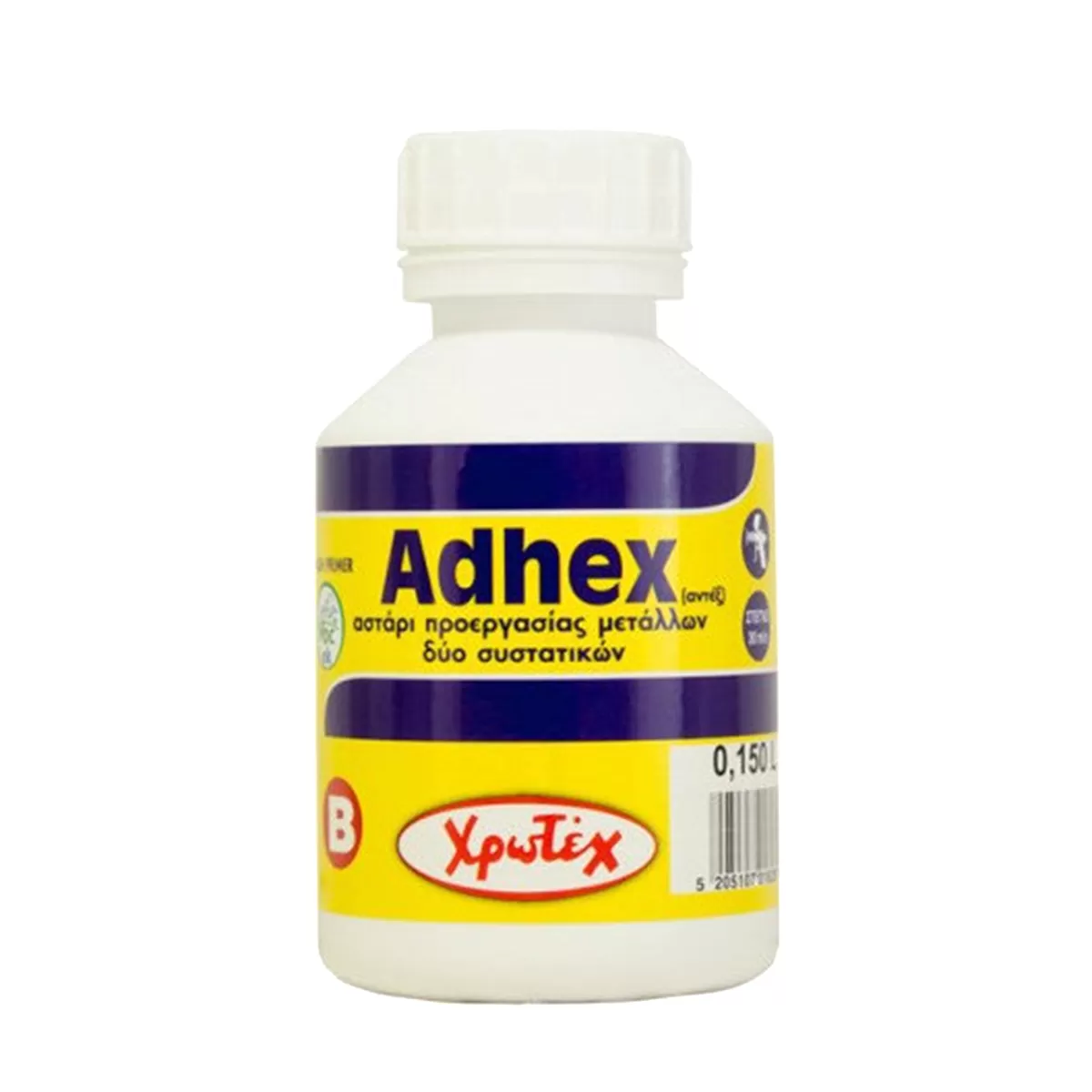 ADHEX ΑΣΤΑΡΙ 2 ΣΥΣΤΑΤΙΚΩΝ (0.6L-150ml)
