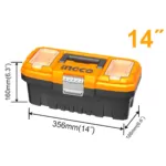 ΕΡΓΑΛΕΙΟΘΗΚΗ ΠΛΑΣΤΙΚΗ 14”/356mm INGCO  PBX1402