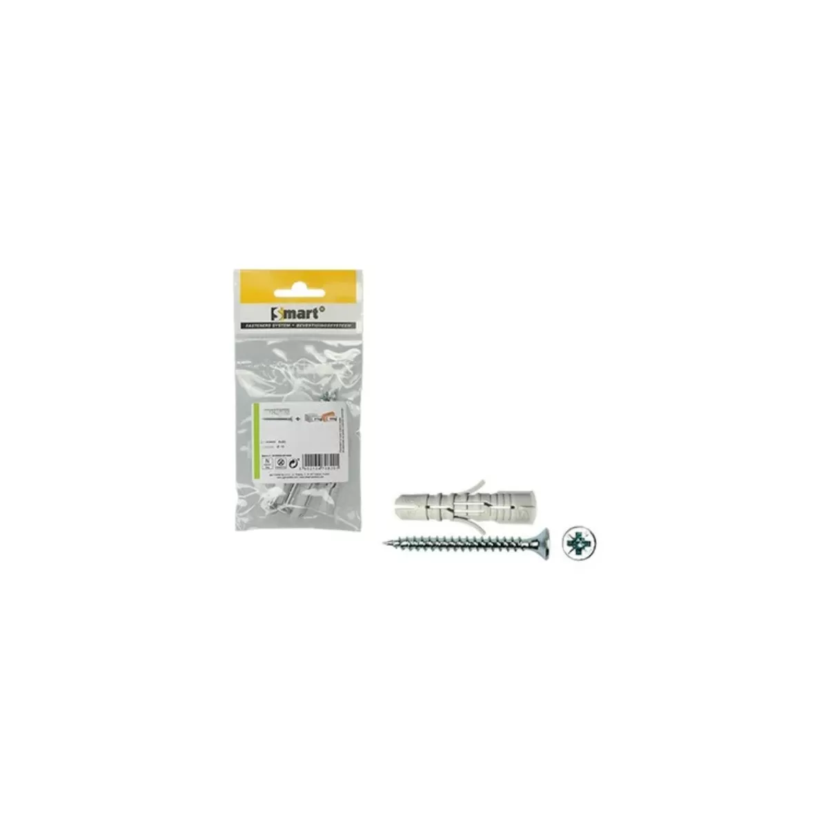 ΒΥΣΜΑΤΑ UNIVERSAL SMART BLISTER ΜΕ ΒΙΔΑ10X60mm(5τεμ.)