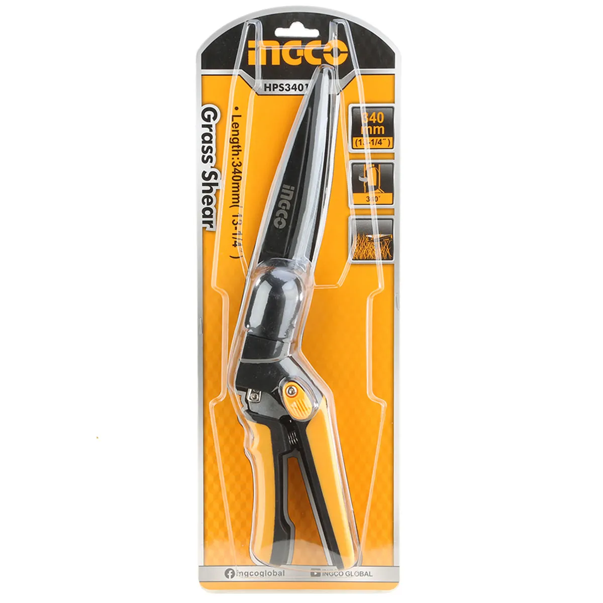 ΨΑΛΙΔΙ ΧΛΟΗΣ ΠΕΡΙΣΤΡΕΦΟΜΕΝΟ 340° 180ΜΜ  INGCO  HPA3401
