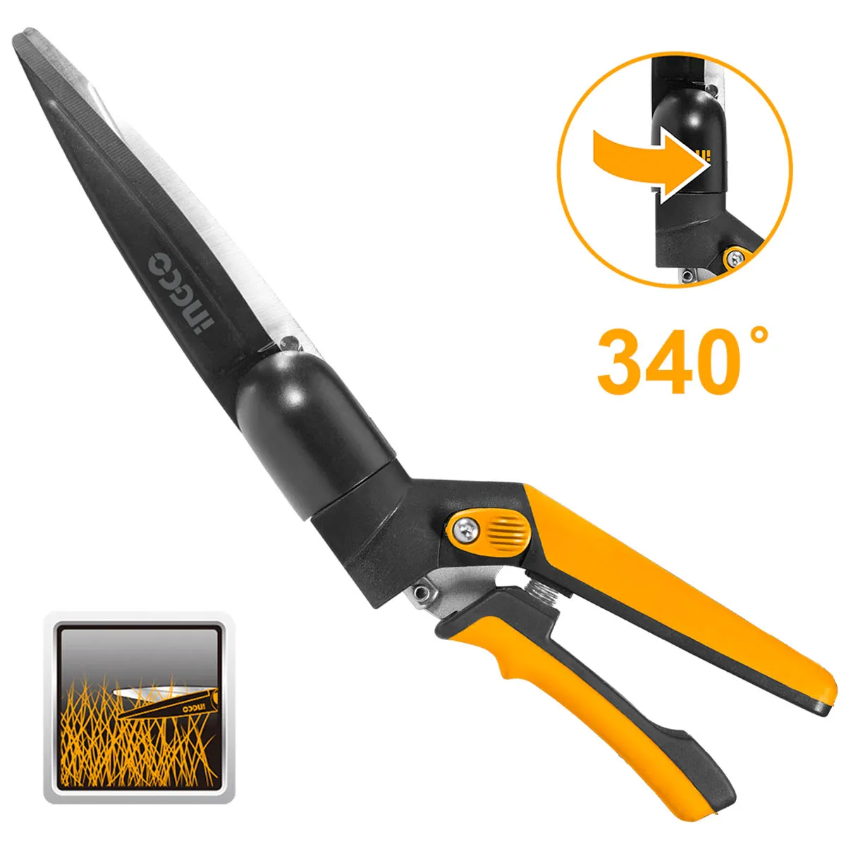 ΨΑΛΙΔΙ ΧΛΟΗΣ ΠΕΡΙΣΤΡΕΦΟΜΕΝΟ 340° 180ΜΜ  INGCO  HPA3401
