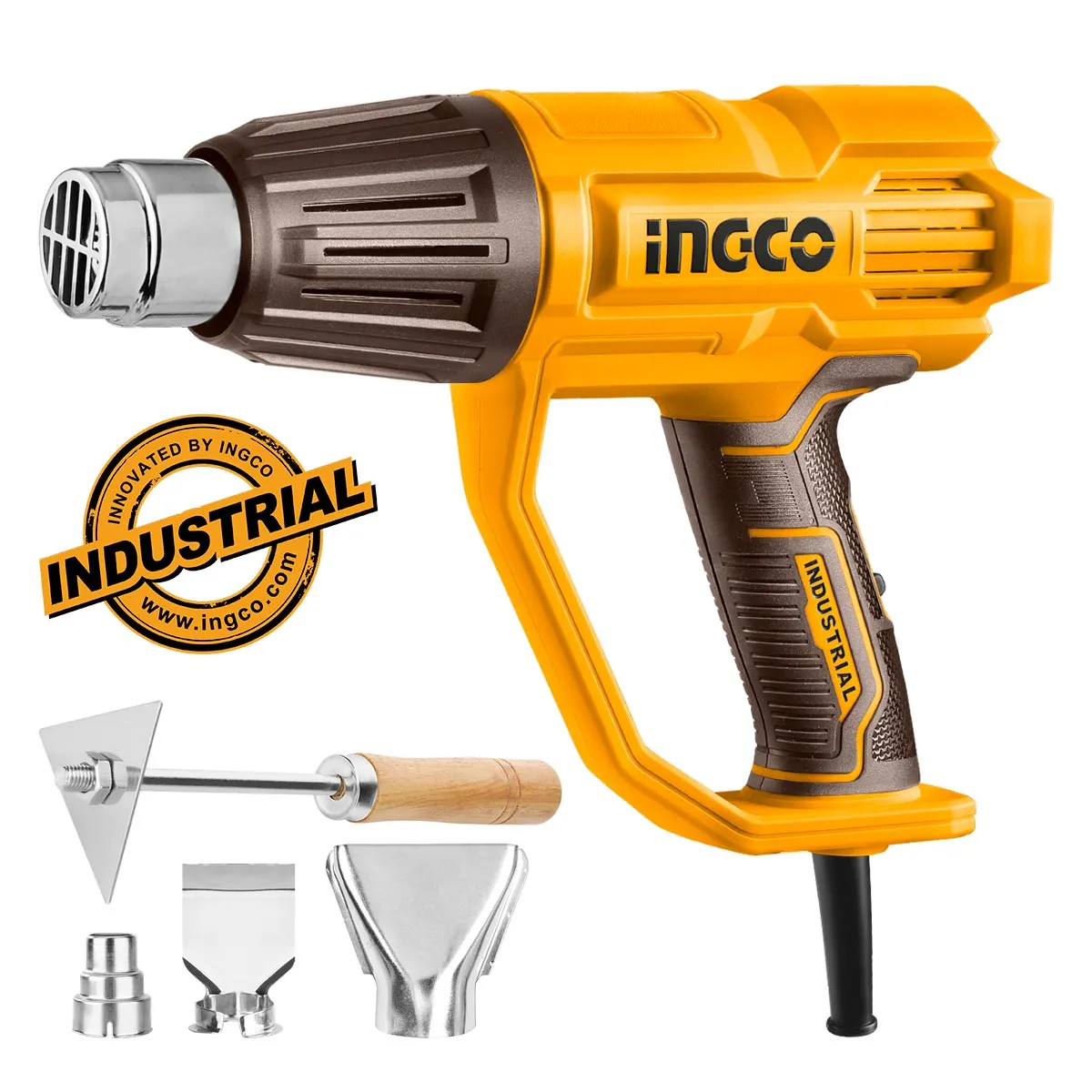 ΠΙΣΤΟΛΙ ΘΕΡΜΟΥ ΑΕΡΑ SUPER INGCO 2000W & 4 ΕΞΑΡΤΗΜΑΤΑ  HG200078