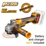 ΓΩΝΙΑΚΟΣ ΤΡΟΧΟΣ SOLO 20V Φ115mm BL  INGCO CAGLI21154
