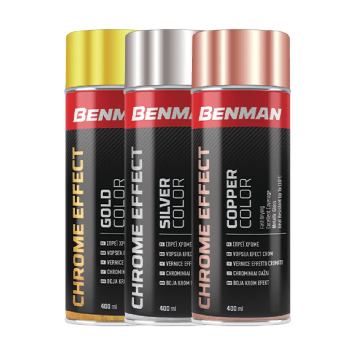 ΣΠΡΕЇ CHROME EFFECT BENMAN/MORRIS 400ml