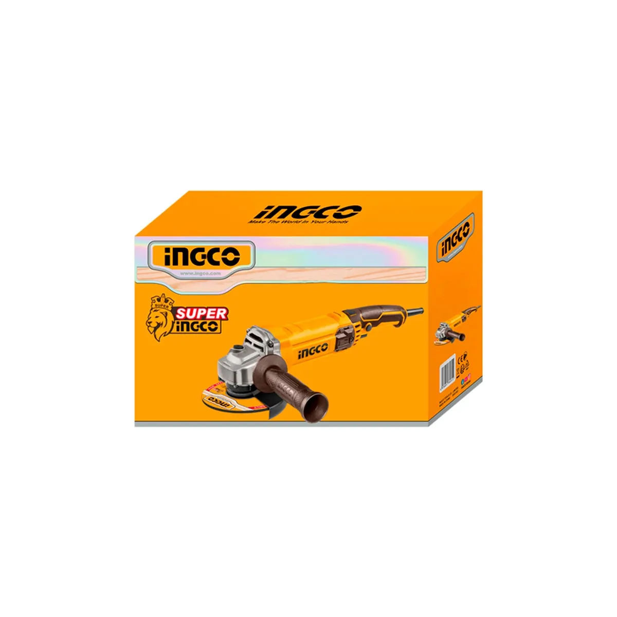 ΓΩΝΙΑΚΟΣ ΤΡΟΧΟΣ ΗΛΕΚΤΡΟΝΙΚΟΣ 1100W-125MM INGCO AG1100385