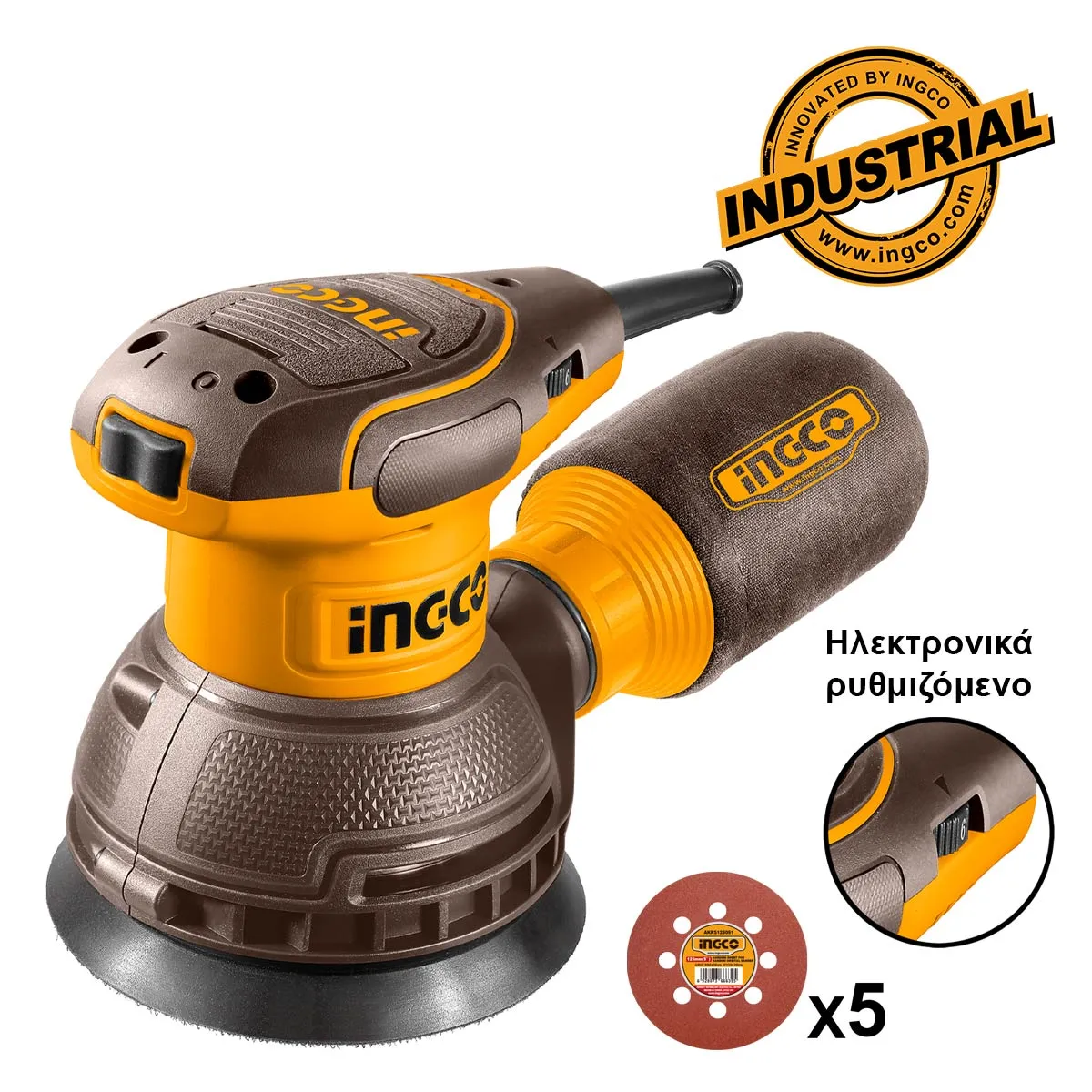 ΤΡΙΒΕΙΟ ΠΕΡΙΣΤΡΟΦΙΚΟ INGCO 320W 125mm  RS3216