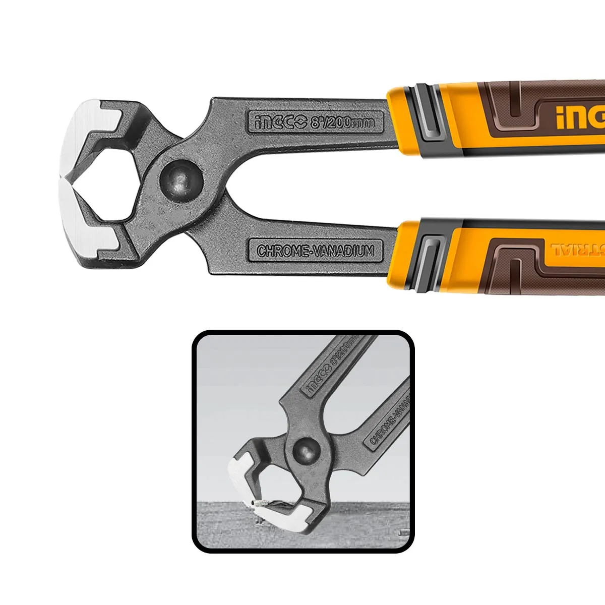 ΤΑΝΑΛΙΑ 8” 200ΜΜ INGCO INDUSTRIAL HCPP02200