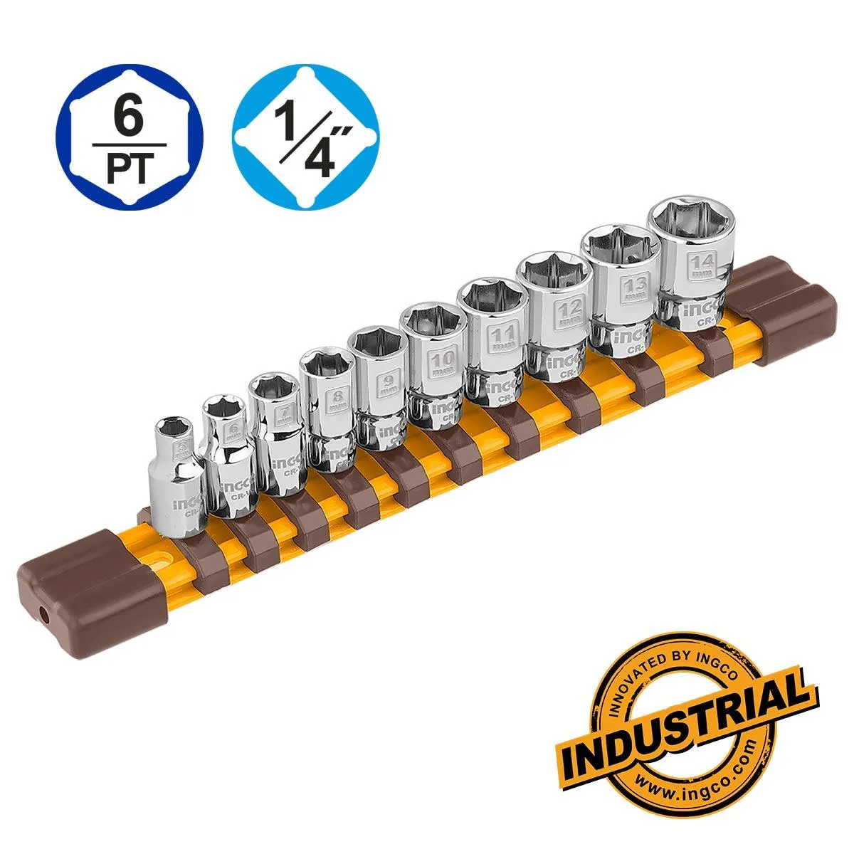 ΣΕΤ ΚΑΡΥΔΑΚΙΑ 1/4” 10TΜΧ Super INGCO  HKTS14103