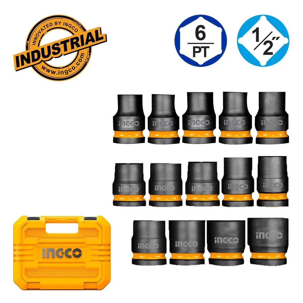 ΣΕΤ  ΚΑΡΥΔΑΚΙΑ ΑΕΡΟΣ 1/2″ 14ΤΜΧ ΣΕ ΒΑΛΙΤΣΑ INGCO HKISSD12141
