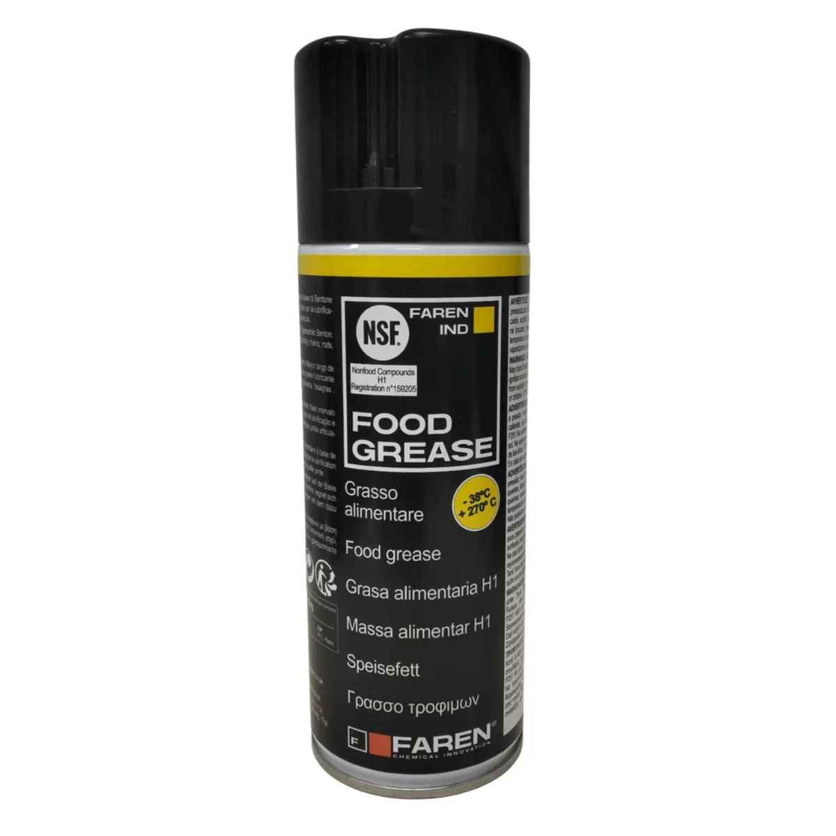 ΣΠΡΕΙ ΓΡΑΣΣΟ ΤΡΟΦΙΜΩΝ FOOD GREASE GRASSO  ALIMENTARE NSF FAREN 400ML