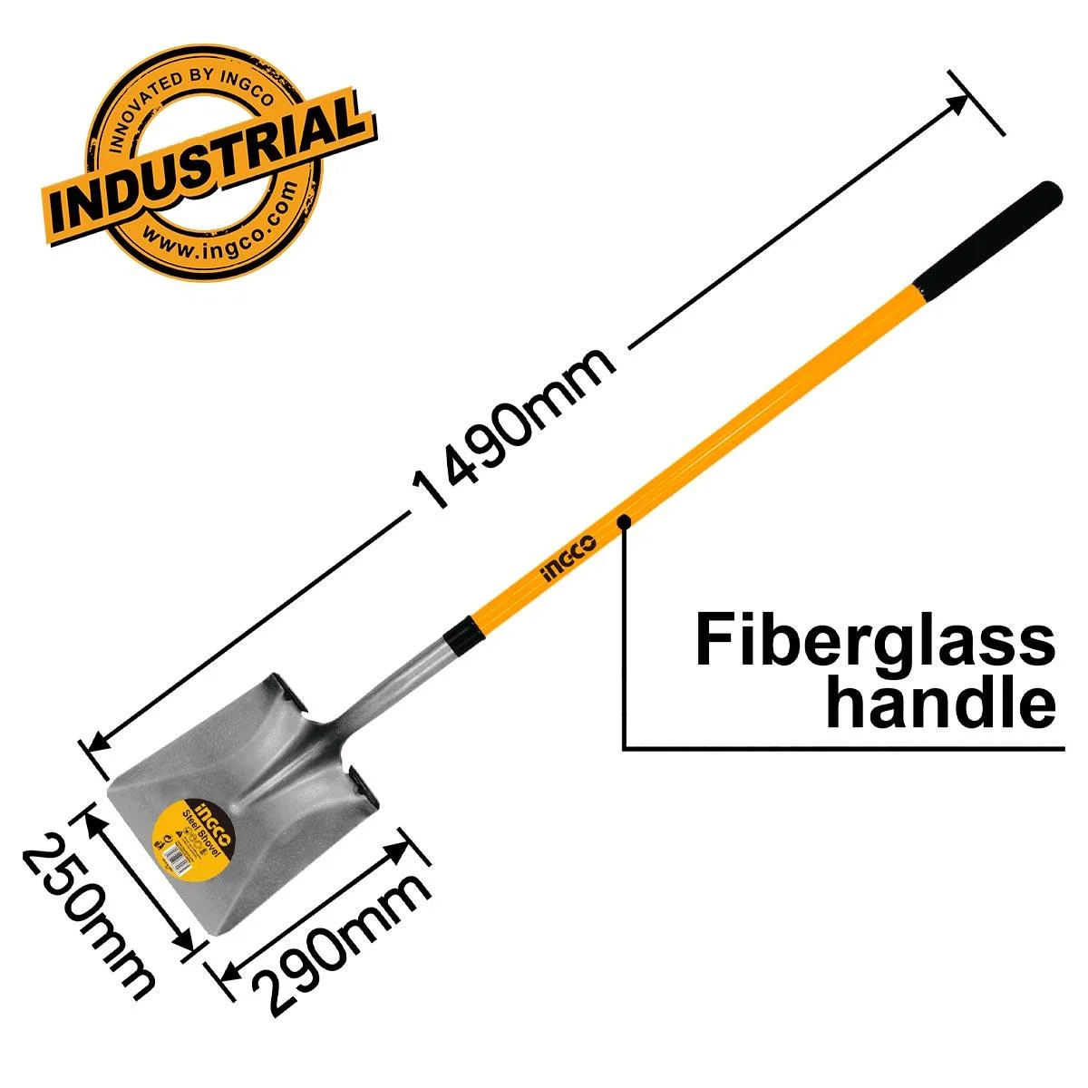 ΦΤΥΑΡΙ  ΤΕΤΡΑΓΩΝΟ ΑΤΣΑΛ.   ΠΛΑΣΤ. ΣΤΕΙΛΙΑΡΙ 1490mm  INGCO HSSLH2114
