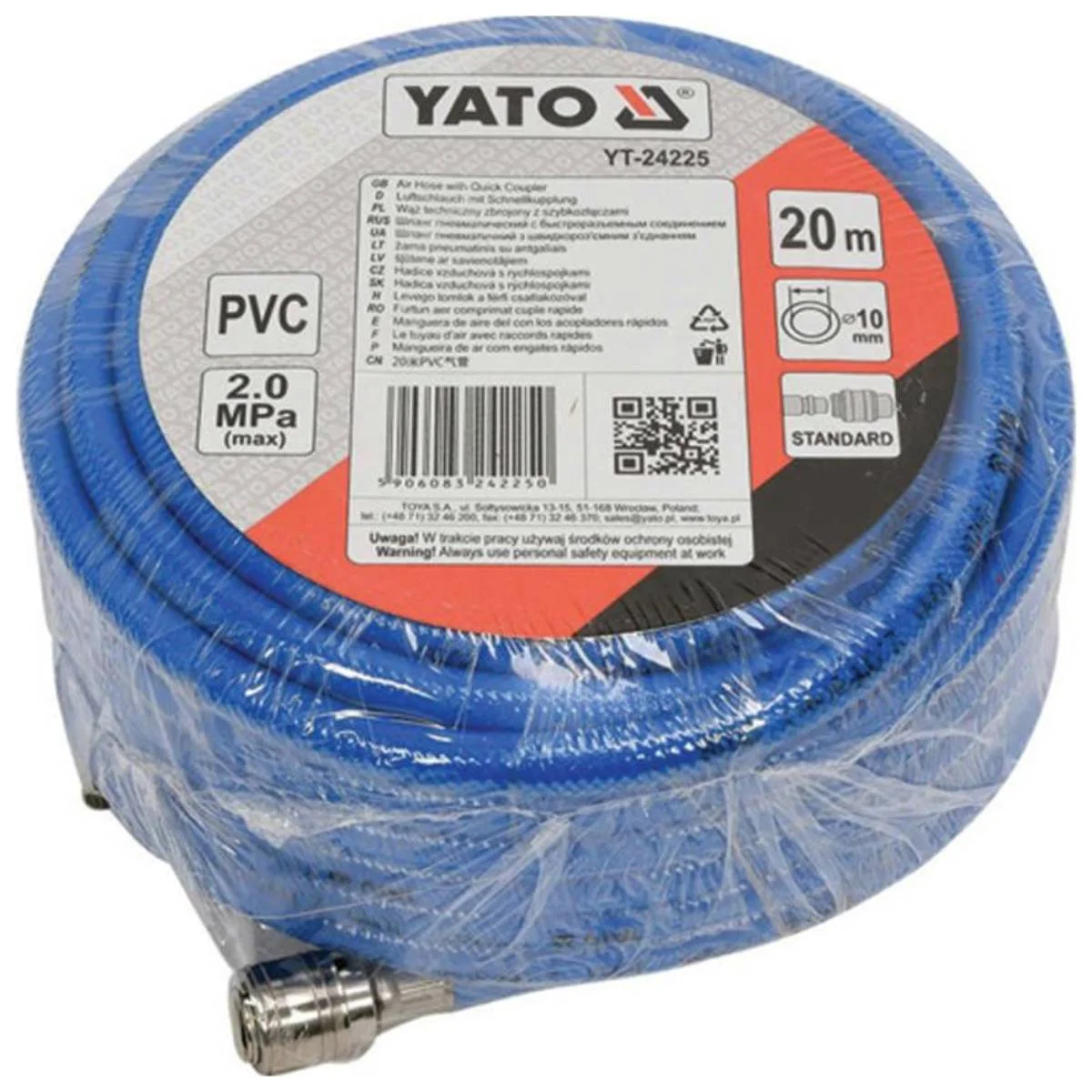 YATO ΛΑΣΤΙΧΟ ΑΕΡΟΣ 8ΜΜΧ20M YT-24221