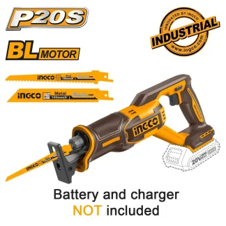 Σπαθόσεγα Μπαταρίας INGCO CRSLI2108 20V Brushless Solo
