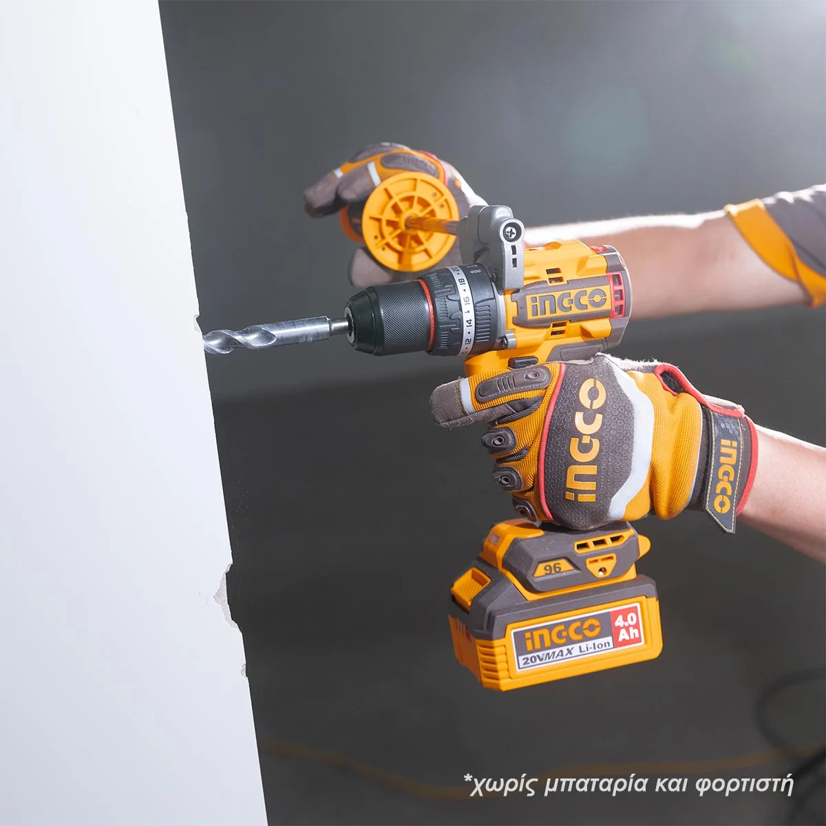 Δραπανοκατσάβιδο Κρουστικό  Μπαταρίας INGCO CIDLI209685 20V (96Nm) Solo