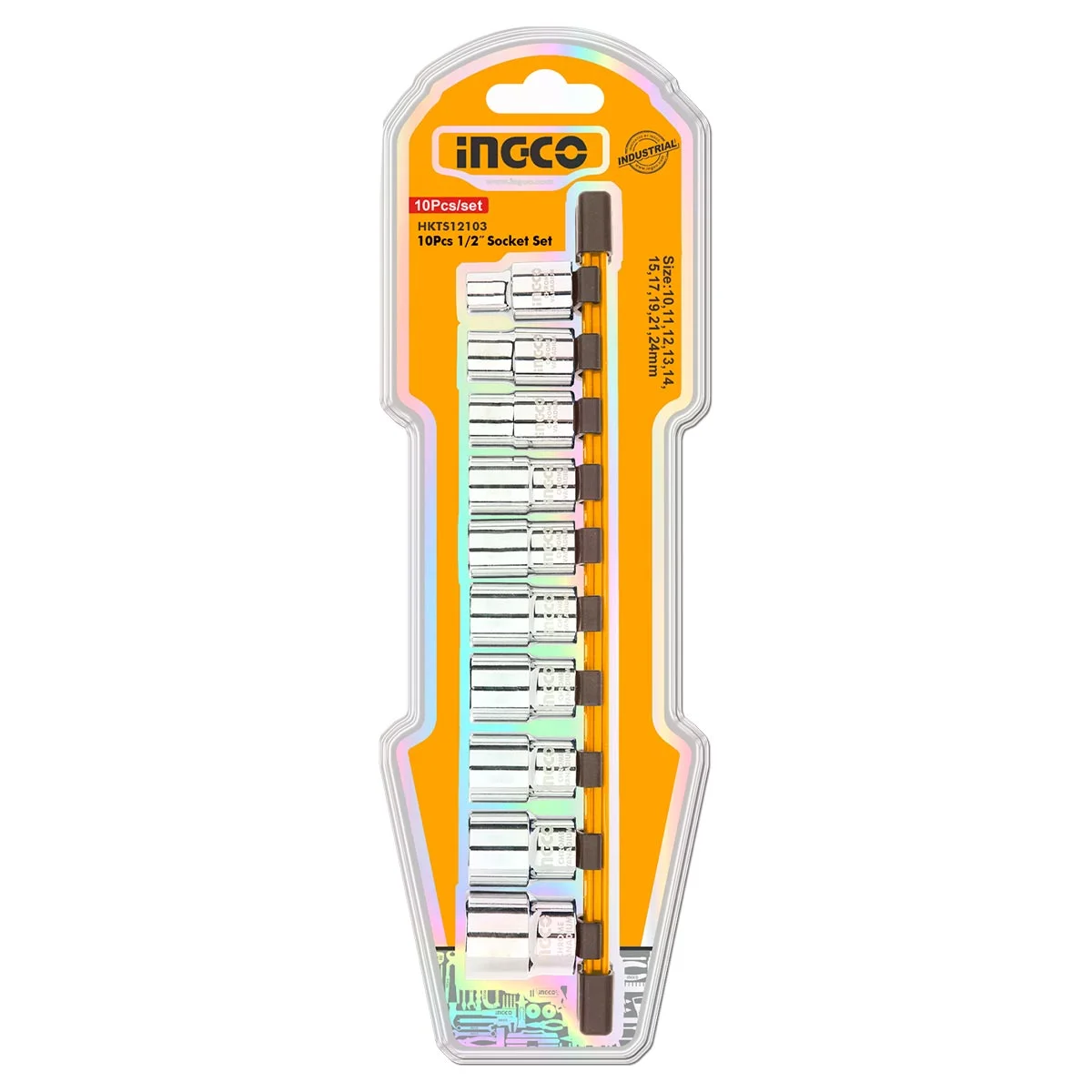 ΣΕΤ ΚΑΡΥΔΑΚΙΑ 1/2” 10TΜΧ Super INGCO  HKTS12103