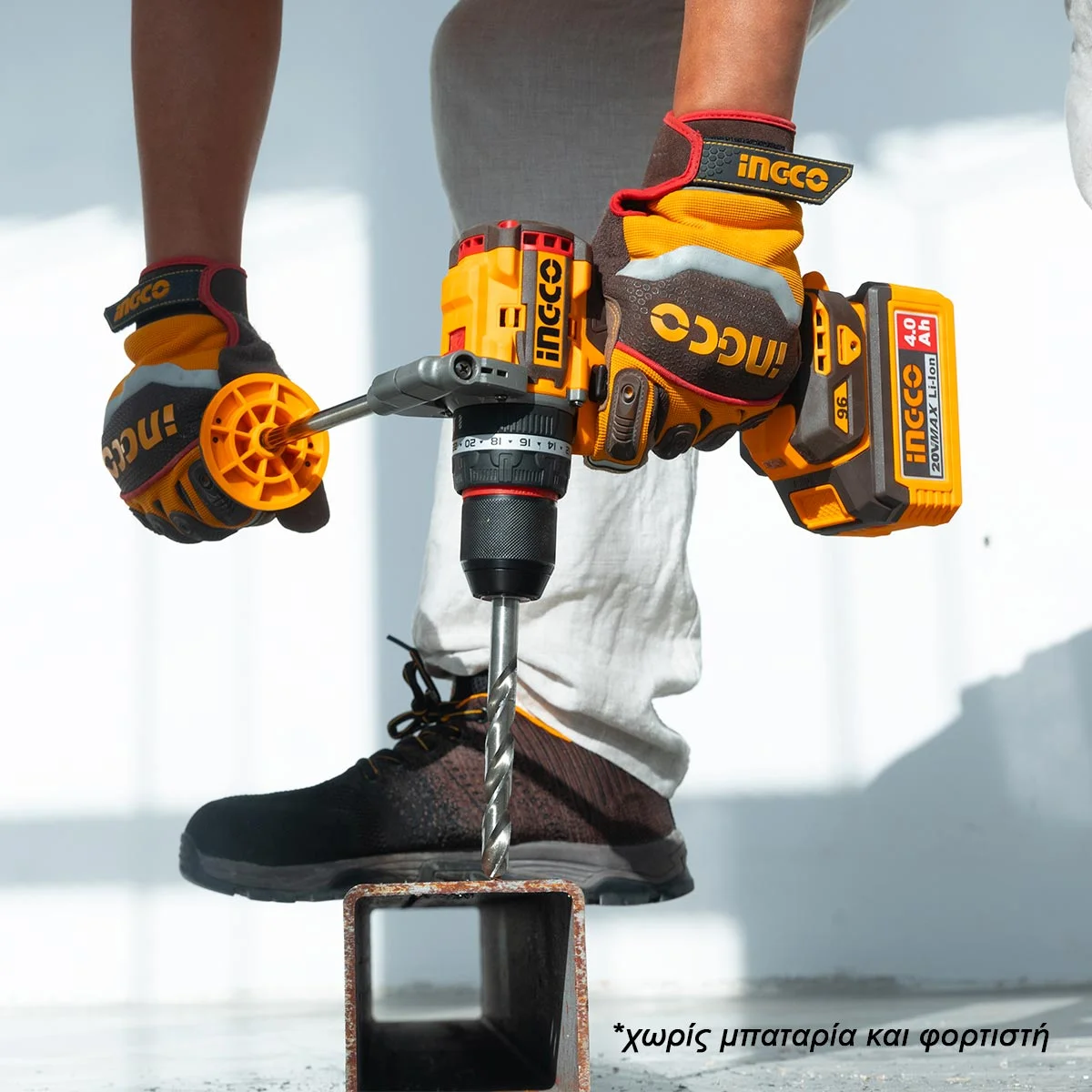 Δραπανοκατσάβιδο Κρουστικό  Μπαταρίας INGCO CIDLI209685 20V (96Nm) Solo