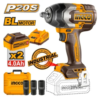 Μπουλονόκλειδο Μπαταρίας INGCO CIWLI2085E 20V 1000Nm Brushless