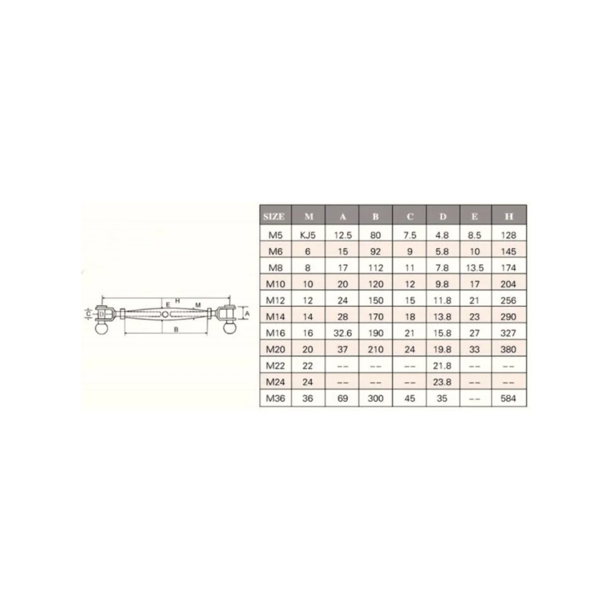 Τεντωτήρας Σύρματος Μπουκάλα ΙΝΟΧ SS316 CSHL03GJ