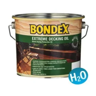 Bondex Extreme Decking Oil 2.5L - Υδατοδιάλυτο Λάδι Εμποτισμού (900)
