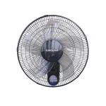 Ανεμιστήρας Τοίχου AC Μοτέρ Eurolamp 65W Μαύρος Φ44,5 με Κοντρόλ  147-29342