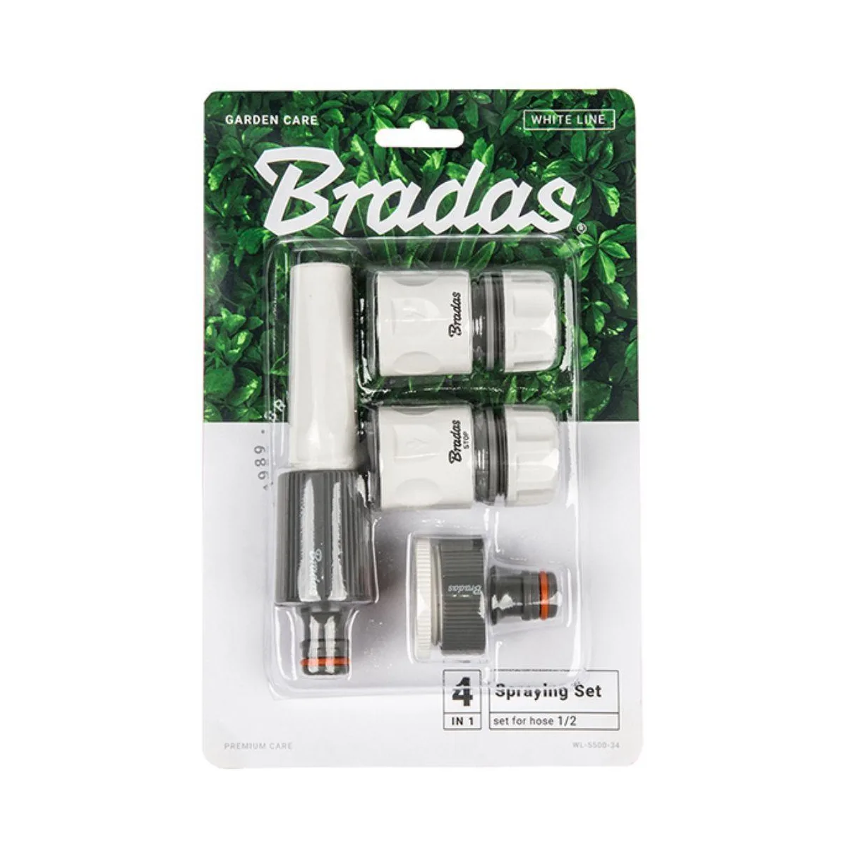Εξαρτήματα Ποτίσματος Σέτ 4 τεμ. 1/2” White Line Bradas WL-5500-12