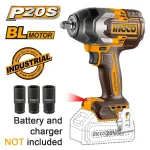 Μπουλονόκλειδο Κρουστικό Μπαταρίας 20V Li-Ion SOLO 850-1000Nm INGCO CIWLI20851 INDUSTRIAL