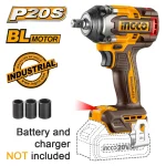 Κρουστικό Μπουλονόκλειδο Μπαταρίας INGCO 20V Brushless 500Nm CIWLI20501 Solo Industrial